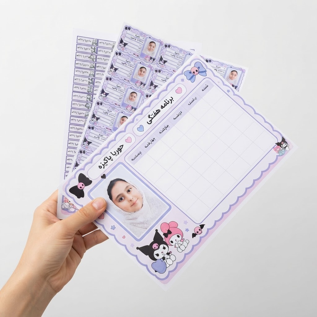 برنامه هفتگی مدرسه اختصاصی
